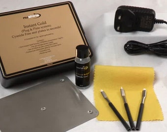 Nushine Instant Gold (system Plug & Plate) – zestaw do złocenia bez cyjanku