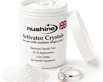Nushine-activatorkristallen: 5 oz (140 g) - voor gebruik met magische reinigingsplaat