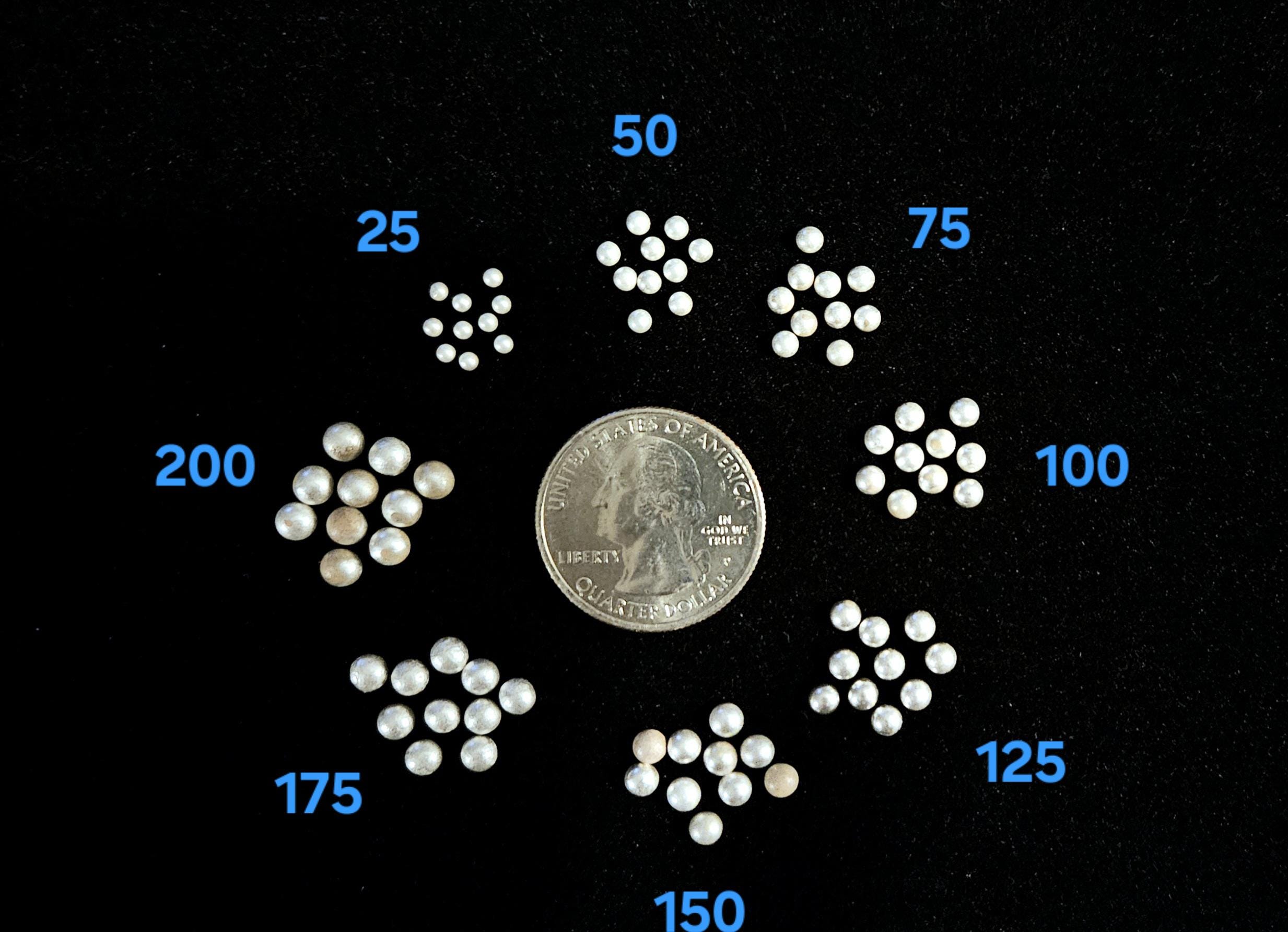 Sterling Silver Granulation Balls With Flat Bottom For Soldering Accents Multi Pack With 8 Sizes: Handmade To Order