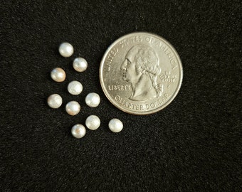 Size 200 Sterling Silver Granulation Balls With Flat Bottoms for Soldering Accents ~4.25mm•, Multiple Pack Sizes: Handmade To Order