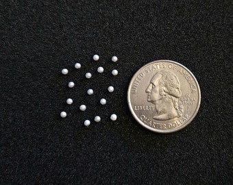 Size 25 Sterling Silver Granulation Balls With Flat Bottom For Soldering Accents ~2mm•  Multiple Pack Sizes Available: Handmade To Order
