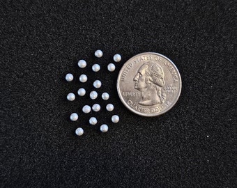 Size 75 Sterling Silver Granulation Balls With Flat Bottoms for Soldering Accents ~3mm•, Multiple Pack Sizes Available: Handmade To Order