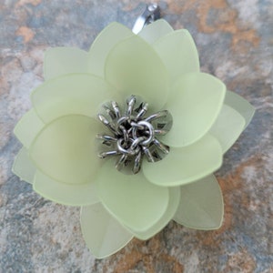 Moon Glow Lotus Flower Clip