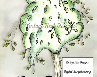 Tree Graphics No.1, Digital Illustrations