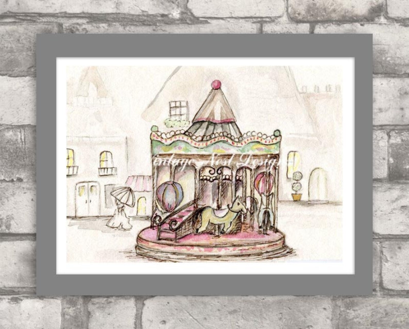 Wall Decor Carousel No.1 Digital Instant Download | Etsy