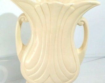 Vintage Hull Pottery Vase with Granada Handles USA 48-9