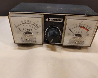 Vintage Swan Siltronix Electronics SWR-1Standing Wave Ratio Meter JAPAN UNTESTED