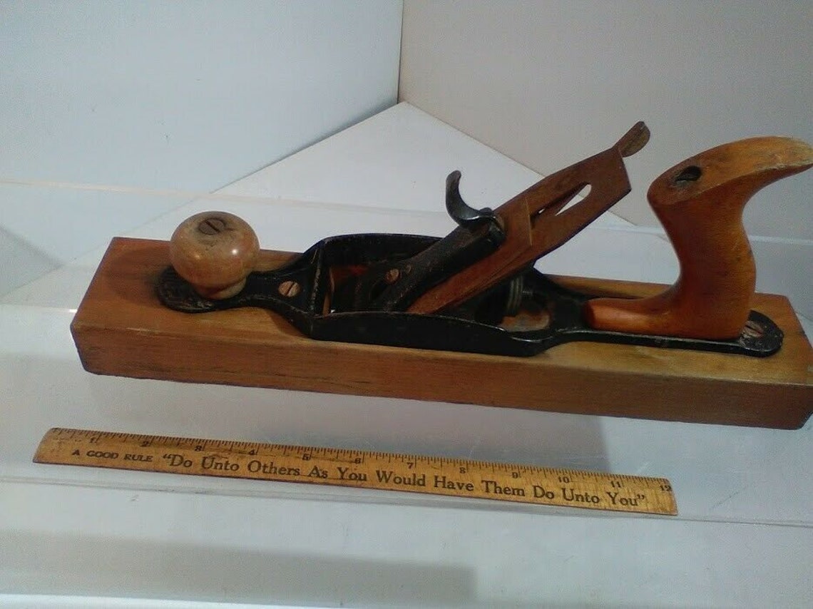 Antique Bailey Stanley Wooden Block Wood Plane 15 Etsy