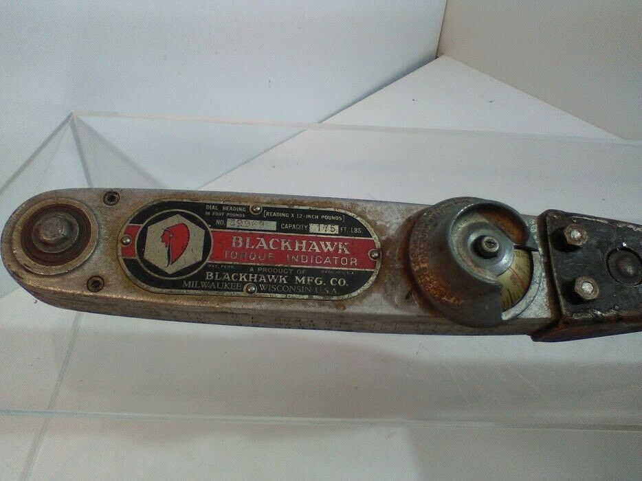 Blackhawk Torque Wrench Indicator Wrench 1/2 Capacity Etsy