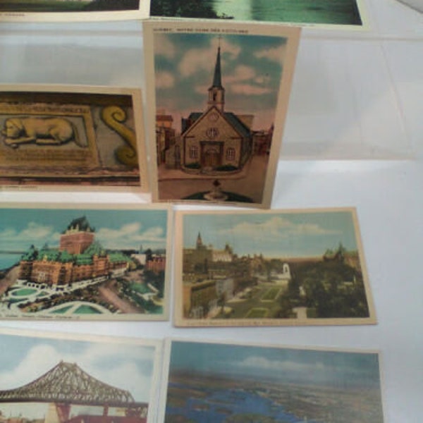 Lot of 18 Assorted Vintage Canadian Post Cards