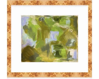 Pintura Abstrata Original | Mídia mista em papel | Arte 14x17