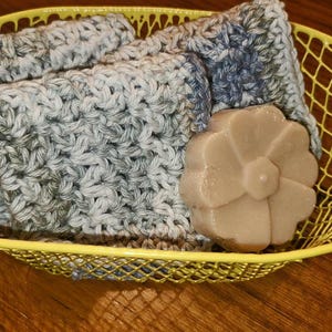 Washcloth - Bath Cloth - Soft Washcloth Pattern Only, cotton yarn