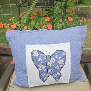 Butterfly Quilt Pillow