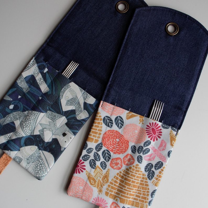 Sewing Pattern Knitting Needle case for interchangeable or Etsy