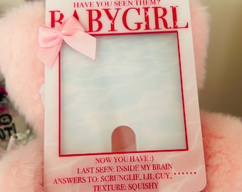 BABYGIRL Photocard Holder