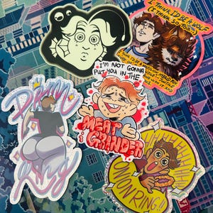 JERMA Cursed Sticker Pack