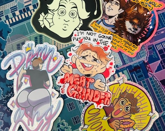 JERMA Cursed Sticker Pack