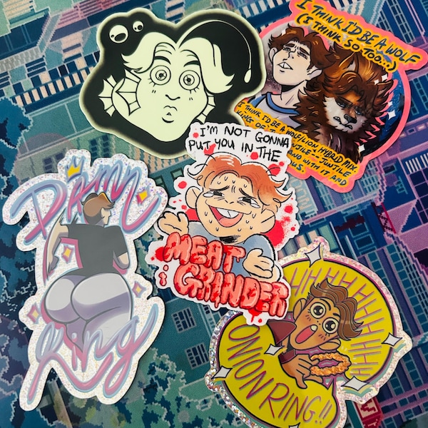 JERMA Cursed Sticker Pack