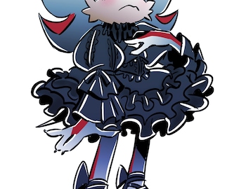Sonic the Hedgehog - Shadow Lolita Sparkly Small Print