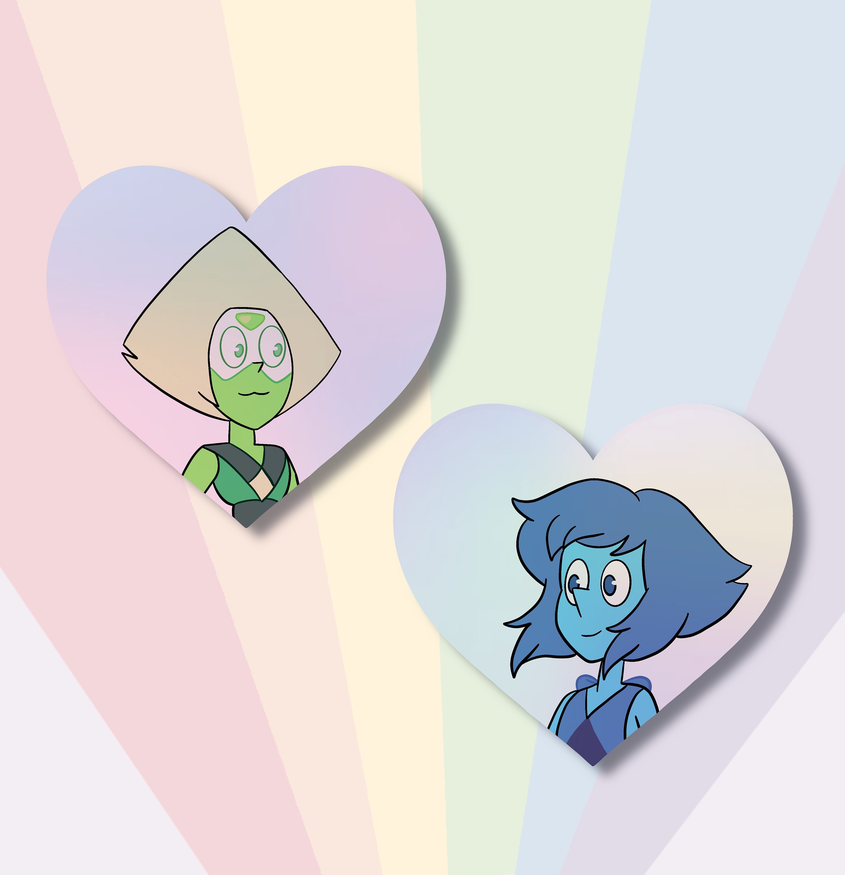 Steven Universe Peridot And Lapis Lazuli