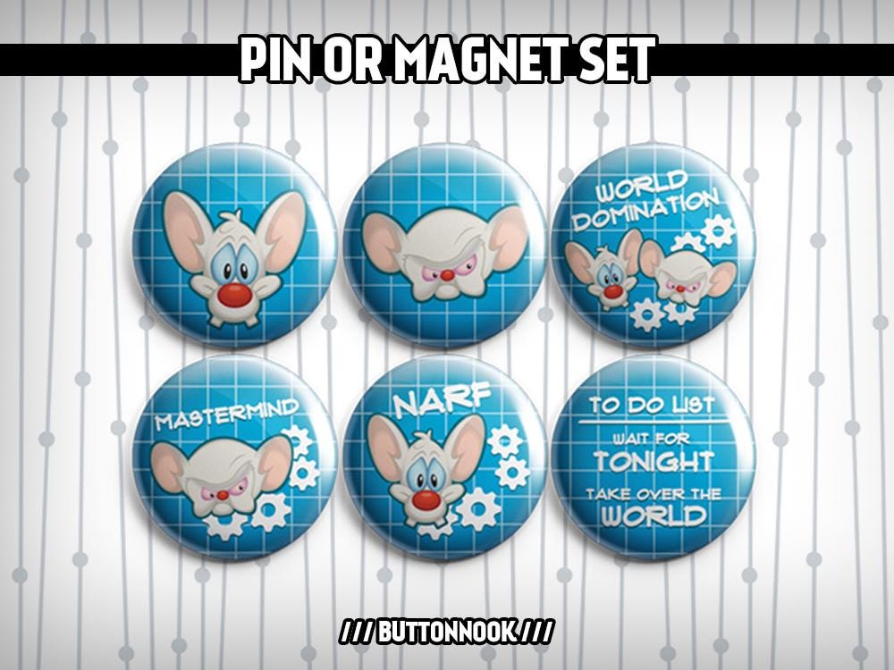 N/A Pinky And The Brain Tapis De Souris Tapis De Souris étanche