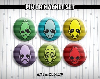 Abe Mudokon Oddworld 6 Pack - Badges/Aimants