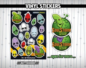 Abe's Oddysee Exoddus SoulStorm Mudokon | Glossy Waterproof Vinyl Stickers | Oddworld 90s Gaming