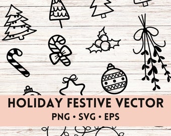 Christmas Tree Holiday Vector SVG png eps Christmas Shirt Gift Holiday Svg Cricut Clipart Happy Holidays, DIY gift, winter, digital art
