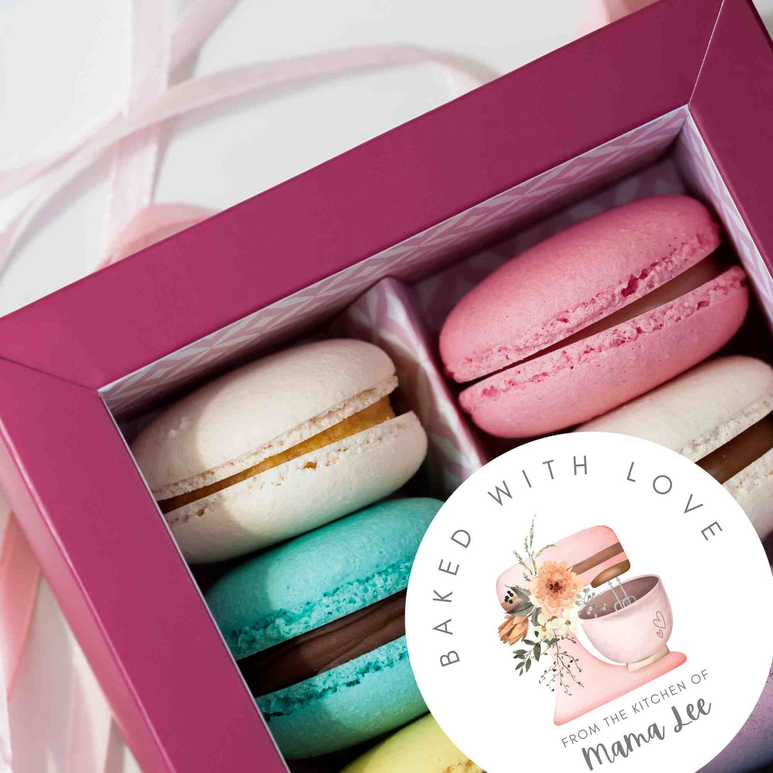 Bake With With Personalized Custom Baked Goods Labels Small Business ...