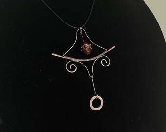 Copper necklace, handmade in the USA