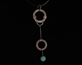 Handmade copper necklace