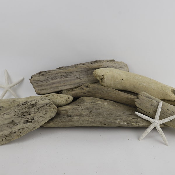 Driftwood Pieces, 8 Chunky, Large, Lightweight, For Display, Arrangements, Photo Props, Centerpieces, Wedding, Beach Party, Decoration