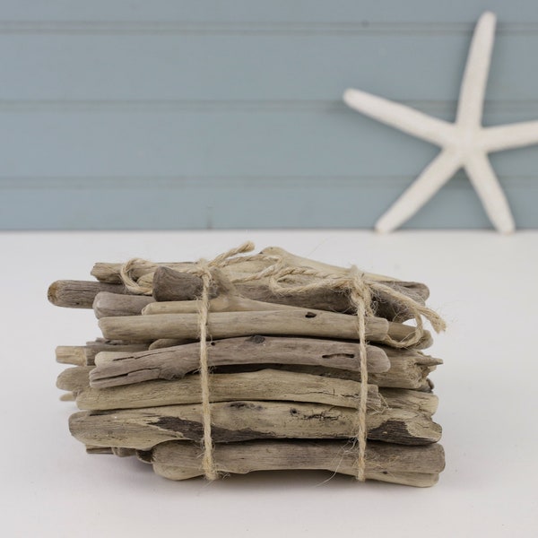 Driftwood Twigs, 3" to 5", Very Thin Driftwood Sticks, 36 Sticks, Driftwood Bundle, Craft Wood, Project Driftwood