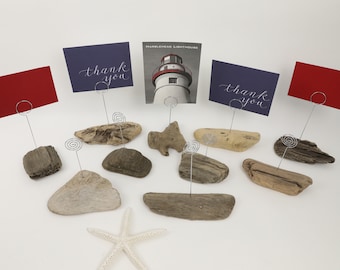 Driftwood Note Holder, Cardholders, Photo Holders, Repurposed Beach Wood, Reception Table Decor, Table Number Holders, Wedding Decor, Unique