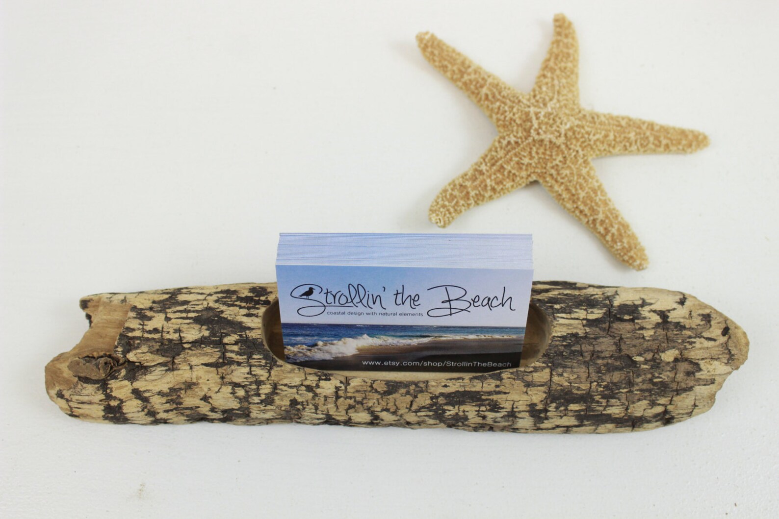 Driftwood Business Card Holder Business Card Holder Office Etsy