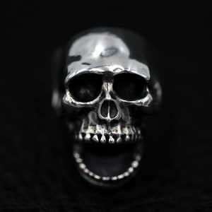 Phantom Ghost Screaming Skull Ring / Made to Order
