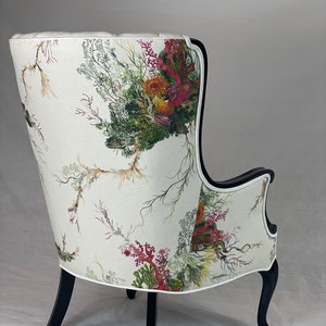 Can replicate-free shipping white wing back with vibrant coral back, stain resistant velvet