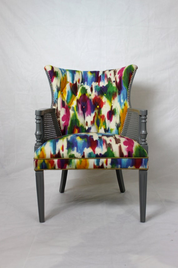 Jewel tone accent chair sale