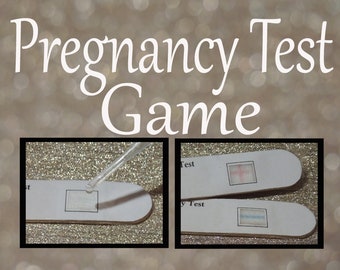pregnancy test game etsy