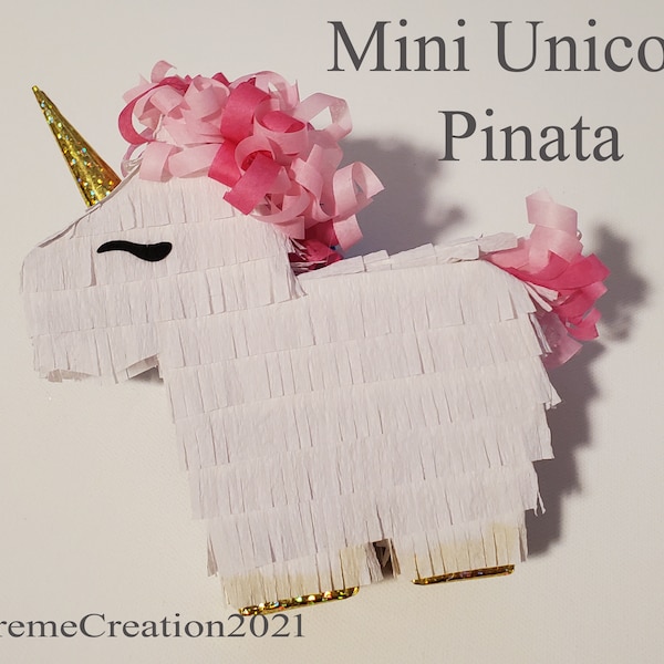 Unicorn Mini Pinata - Unicorn Pinata - Party Favor - Pinata - Unicorn Party - Unicorn Pinata Mini - Unicorn Decor