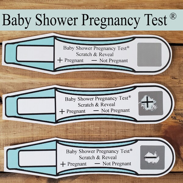 Scratch off Pregnancy Test Game - Etsy