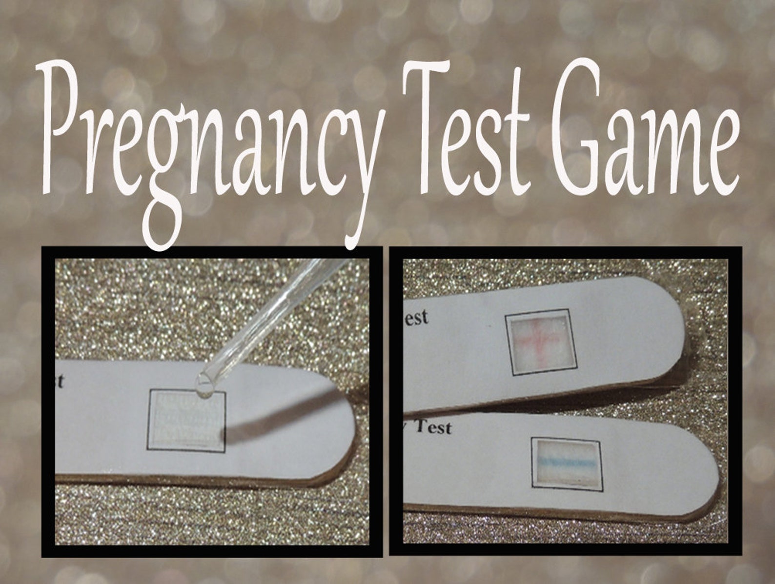 Pregnancy Test Game Baby Shower Games | Etsy
