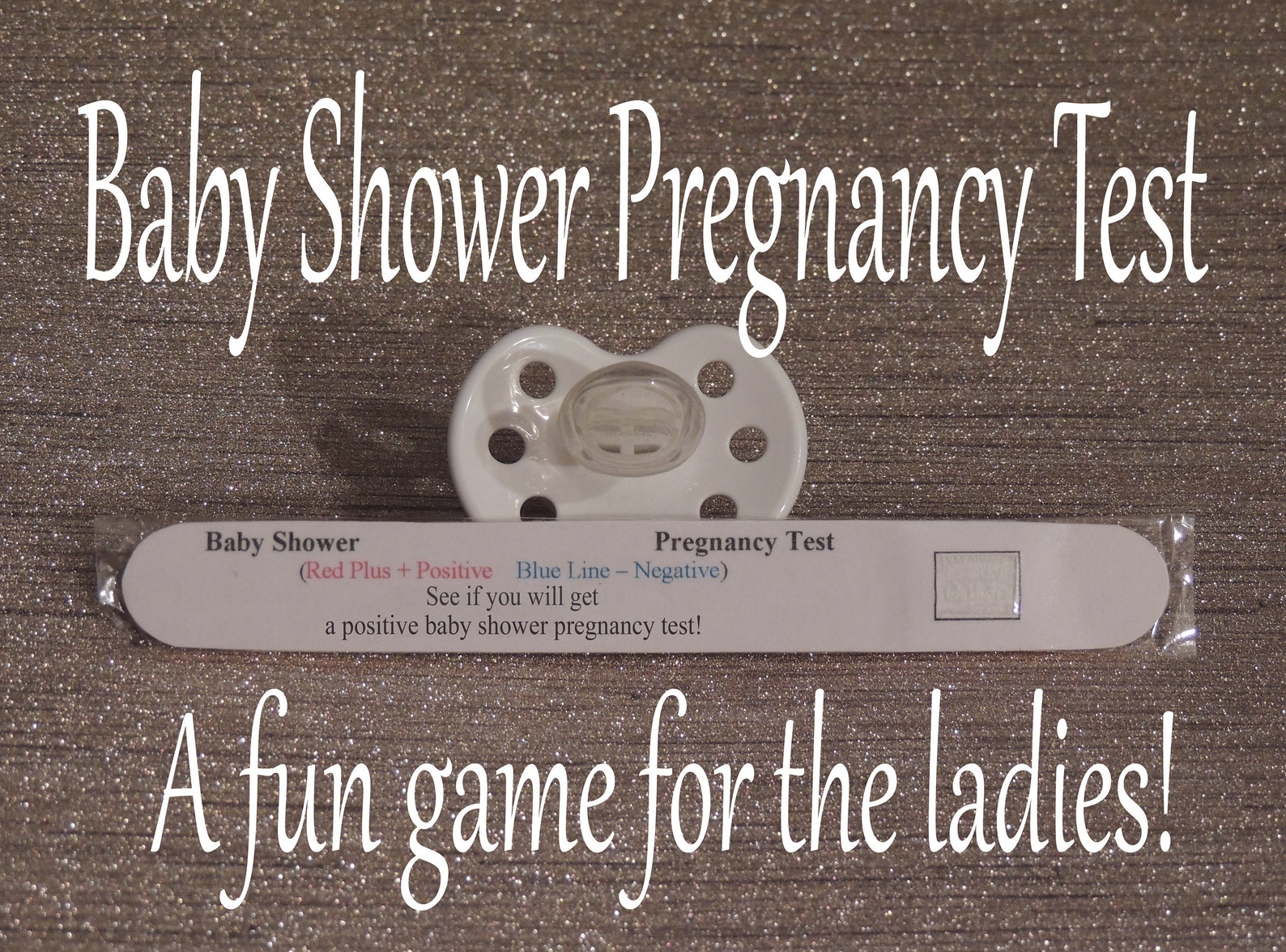 Pregnancy Test Game Baby Shower Game Baby Shower Games | Etsy