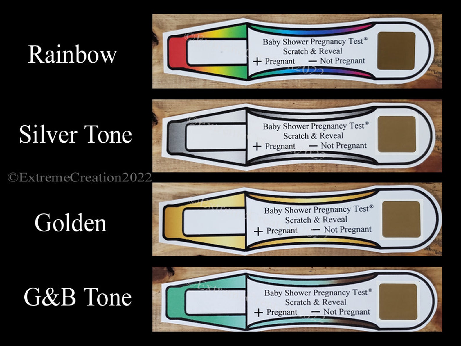 Baby Shower Pregnancy Test Baby Shower Pregnancy Test Game Etsy