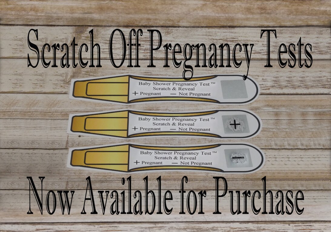 Pregnancy Test Game Baby Shower Games | Etsy
