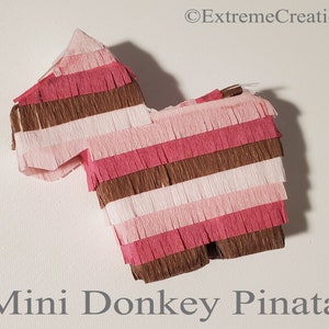 Donkey Mini Pinata - Pink - Donkey Pinata - Party Favor - Fiesta - Mini Pinata - Fiesta Decor - Fiesta Party Favor