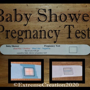 Baby shower / Baby shower game / Games /  Fun baby shower game / Pregnancy Tests  / baby boy / baby girl / keepsake / souvenir / Set of 10