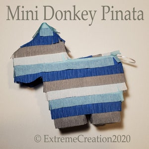 Donkey Mini Pinata - Pink - Donkey Pinata - Party Favor - Fiesta - Mini Pinata - Fiesta Decor - Mini Pinata - Pinata