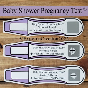 Baby Shower Pregnancy Test | Baby Shower Pregnancy Test Game | Baby Shower Games | Fun Baby Shower Pregnancy Test Scratch Off Game | Games