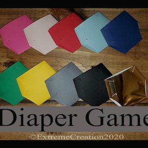 Diaper Game - Baby Shower Game - Baby Diaper - Dirty Diaper - Fun Baby Shower Game - Set of 20